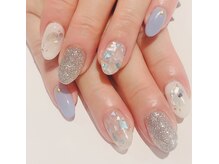 カラン 焼津店(CALIN)/さわやか綺麗めシェルネイル