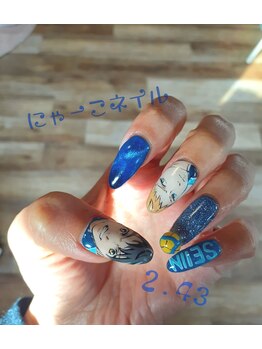 にゃーこネイル/痛ネイル☆持ち込みデザイン