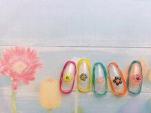 ネイルサロン&スクール ジーナ(GINA)/カラフルポップネイル