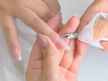 リノ ネイル(Rino nail)の写真/【梅田22時迄*ケアにこだわったサロン】丁寧ケア込の定額コ-ス¥5500~♪シャイニ-ジェル・フィルイン導入★