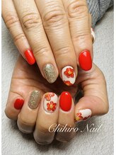 チヒロネイル/和風ネイル・着物ネイル