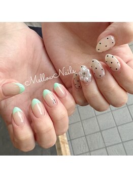 メロウ/ミントグリーンフレンチ