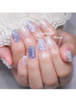 たゆ ネイル(たゆnail)/お持ち込みエンボスアートネイル