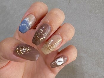 グロウ ネイル(GLOW×NAIL)/Art by RIHO