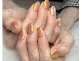 マグネットネイル×ニュアンス