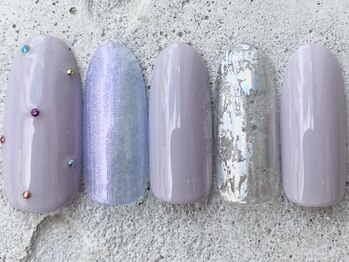 フリークネイル(FREAK Nail)/つぶつぶキラパープル ¥7000