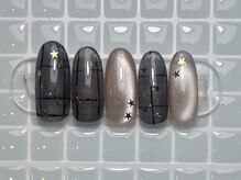 ジョアネイル(JOA Nail)/ブラック/チェック/ホロ/星