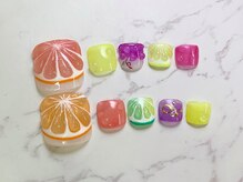 リ ボディ 札幌駅前店(Re Body)/フットのフルーツネイル　7700円