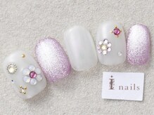 アイネイルズ 三宮店(I nails)/ストーンフラワー￥8500