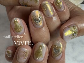 手書き/ミラー/クリスマス