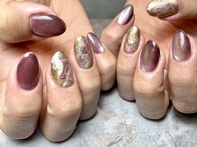 テンプテーション ネイル スタジオ(Temptation nail studio)/大人ニュアンス