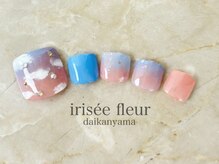 イリゼフルール 代官山店(irisee fleur)/【フット】ニュアンス☆グラデ
