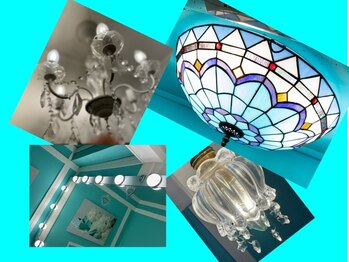 リュクス(LUXE)/店内ライトこだわりの数々