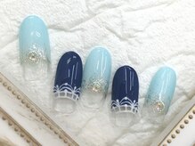 アンティム(Intime)/レース風逆フレンチデザイン