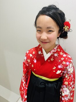 オフィスシュシュ(office.chouchou)/卒業式 袴着付け ヘアセット