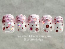 クレオ 中目黒店(Cleo)/個性派ピンクホロネイル