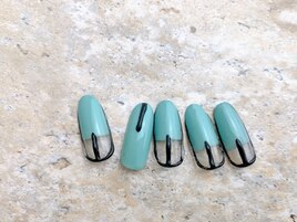 シックな女前ネイル