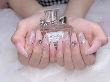 ミュールネイル(mieur nail)/持ち込み120分/キラキラフレンチ
