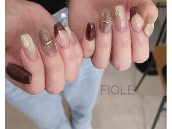 フィオル(FIOLE)/秋ネイル