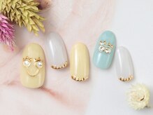 ソウ 難波店 nail salon Sou/パステルお顔nail