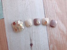 ネイル アンド アイラッシュ虹/フットネイル