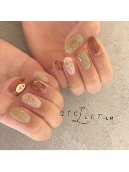 アトリエ プラス リム(atelier +LIM)/べっ甲とミントグリーン