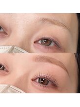 ヘアアンドメイク ボンアミ(HAIR & MAKE Bon ami)/パリ(上下)+眉ワックス