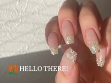 ハローゼア(HELLO THERE!)/フレンチネイル【パラジェル】