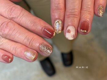 ザ マリー 三条店(THE MARIE)/4)7000円 ミラーネイル 0227d