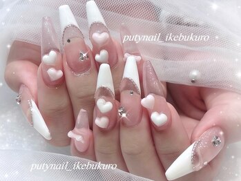 プティネイル 池袋(Puty Nail)/シンプルフレンチネイル