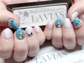 プロフェッショナル ネイルサロン ラヴィアス(LAVIAS)/【ジェル】お好きなアート6本