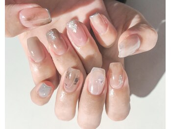 ネイル アヴァンス あべのルシアス店(Nail AVANCE.)/ちゅるんニュアンスネイル 太田