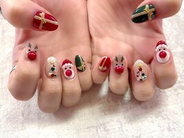 クリスマスネイル