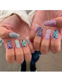 butterfly nail
