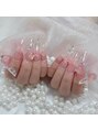 ラビィ(Raviy) ワンホンクリアネイル♪【チップ長さだし10本やり放題コース】