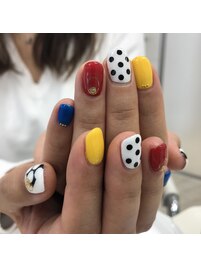 ドットネイル ポップ 北欧