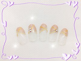 ブライダルネイル定額☆4800円
