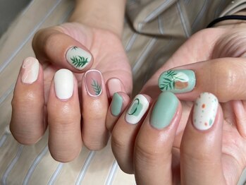 ニコルネイル(nicole nail)/paragel/plant.