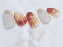 ブレスネイル(brace Nail)/カフェラテネイル