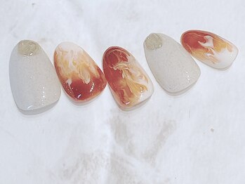 ブレスネイル(brace Nail)/カフェラテネイル