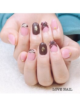 ラブネイル(LOVE NAIL)/バレンタインネイル