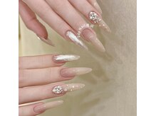 美人計ネイルサロン/長さ出し：ストーン４本まで