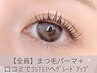 全員　高評価★5口コミ◎まつ毛パーマ+3STEPトリートメントクーポン!
