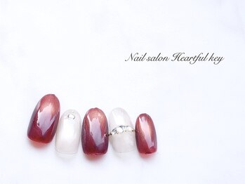 ネイルサロン ハートフルキー(Heartful key)/milkmagデザイン¥10500