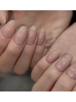 レイリーネイル(Reilly nail)/那覇ネイル/上品ラメワンカラー