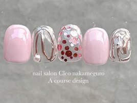 個性派ピンクニュアンスデザイン