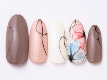 ネイリックス 栄ガスビル(NAILX)/秋色ネイル