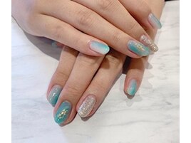 縦グラデーションネイル♪