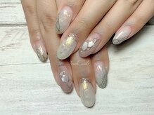 トゥーシェネイルズ 上中野店(Touche’nails)/オーロラアート