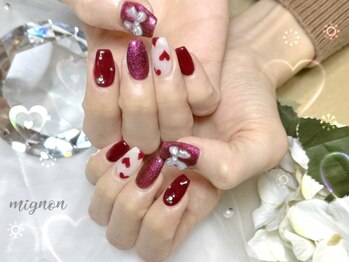 ミニョン 経堂(mignon)の写真/口コミ高評価【パラジェル込み*季節のデザイン豊富】フィルインにも対応でダメージレス★[経堂/フィルイン]